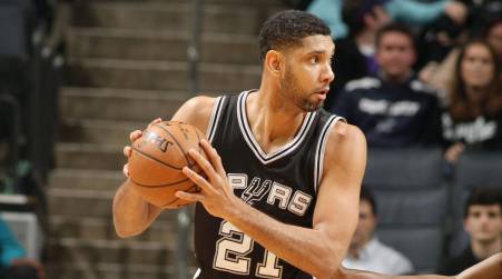 Tim Duncan is a basketball player